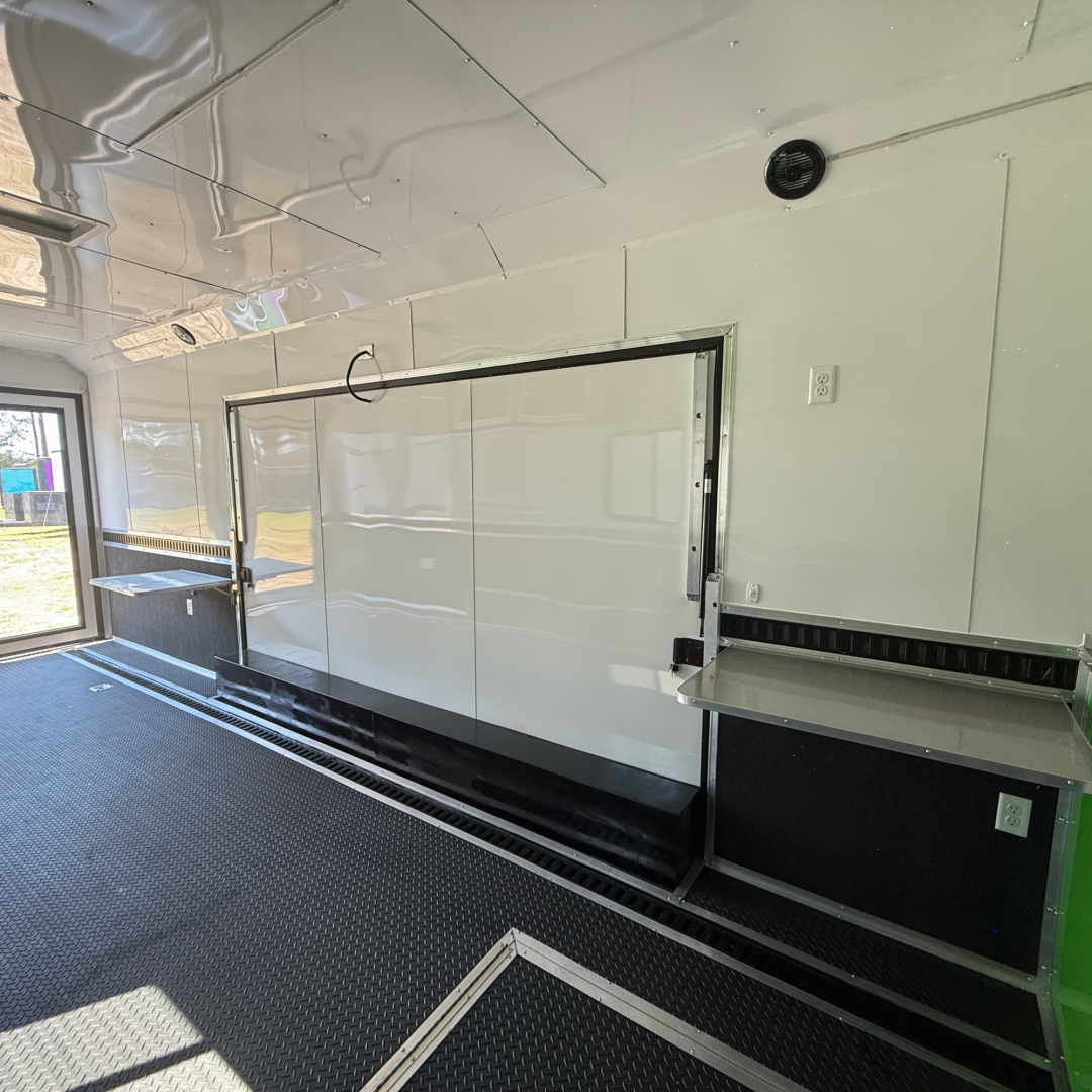 New 8.5X32TTA White Race Ready Trailer