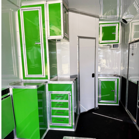 New 8.5X32TTA White Race Ready Trailer