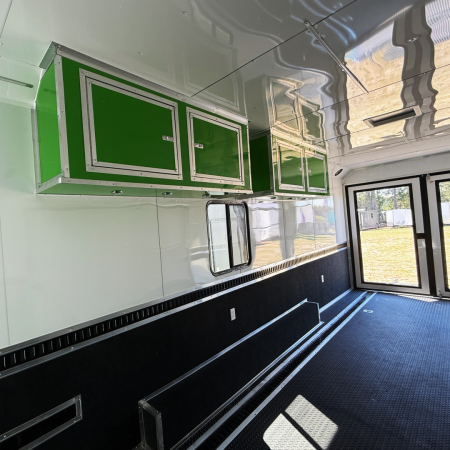 New 8.5X32TTA White Race Ready Trailer