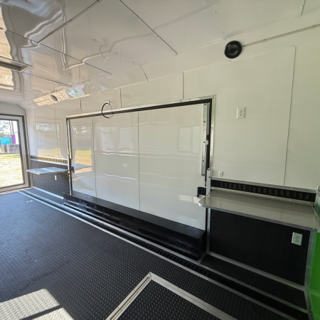 New 8.5X32TTA White Race Ready Trailer