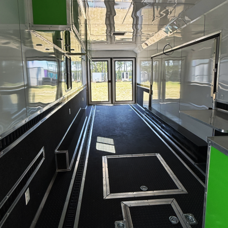 New 8.5X32TTA White Race Ready Trailer