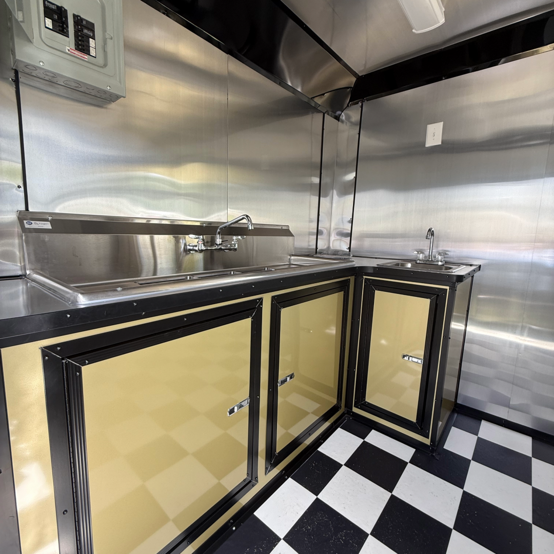 New 7X12TA Copper Beverage Concession Trailer