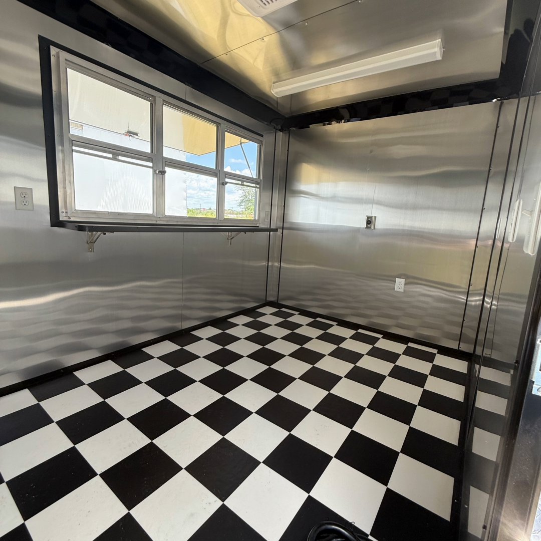 New 7X12TA Copper Beverage Concession Trailer