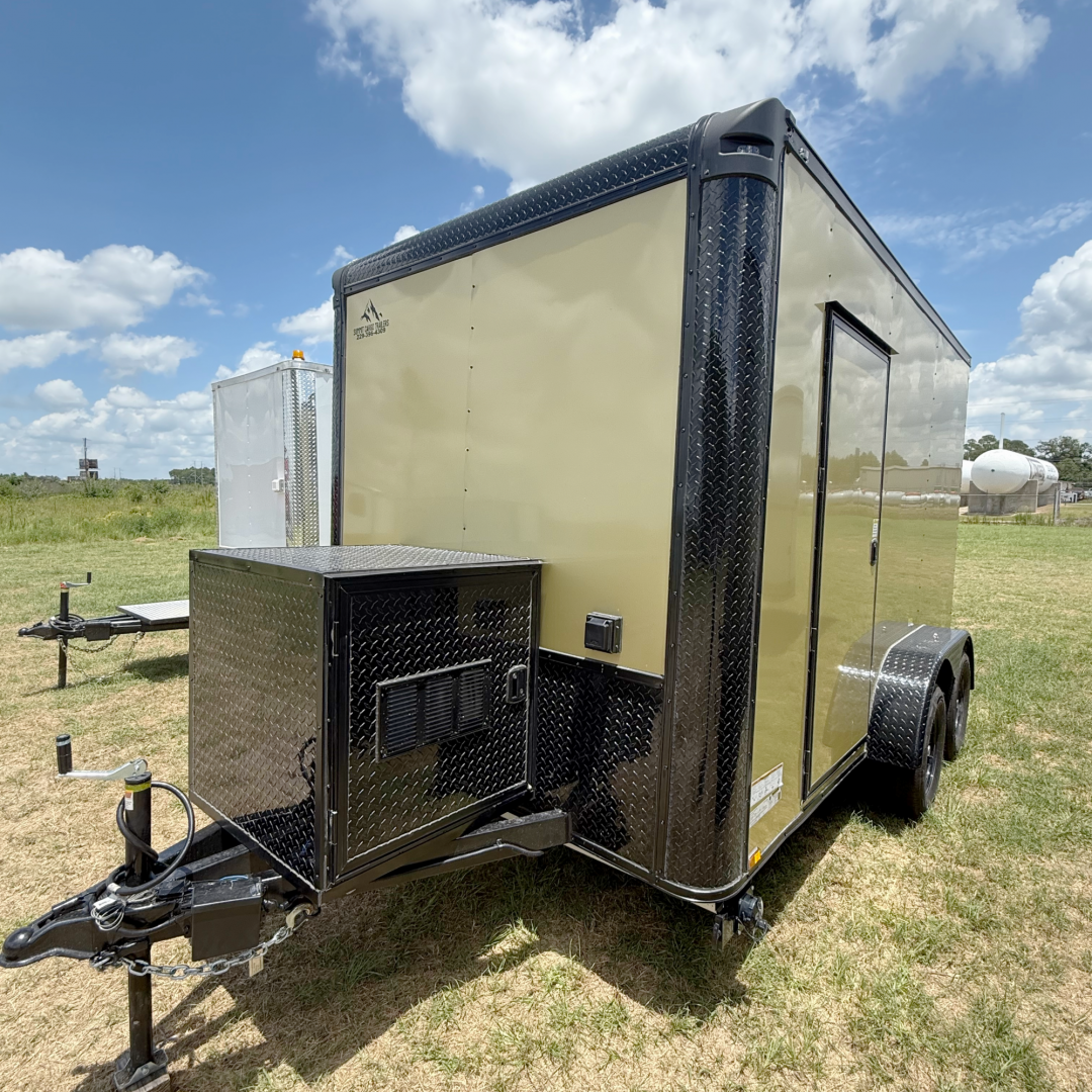 New 7X12TA Copper Beverage Concession Trailer
