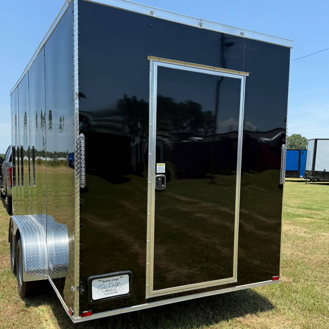 New 7X16TA Black Standard Trailer