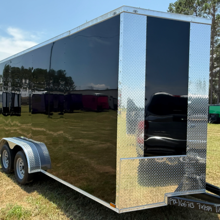 New 7X16TA Black Standard Trailer