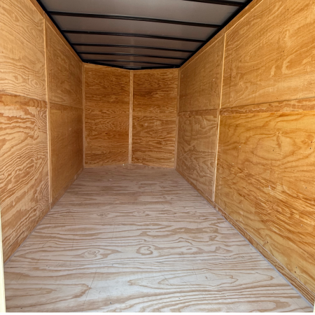 New 7X16TA Black Standard Trailer
