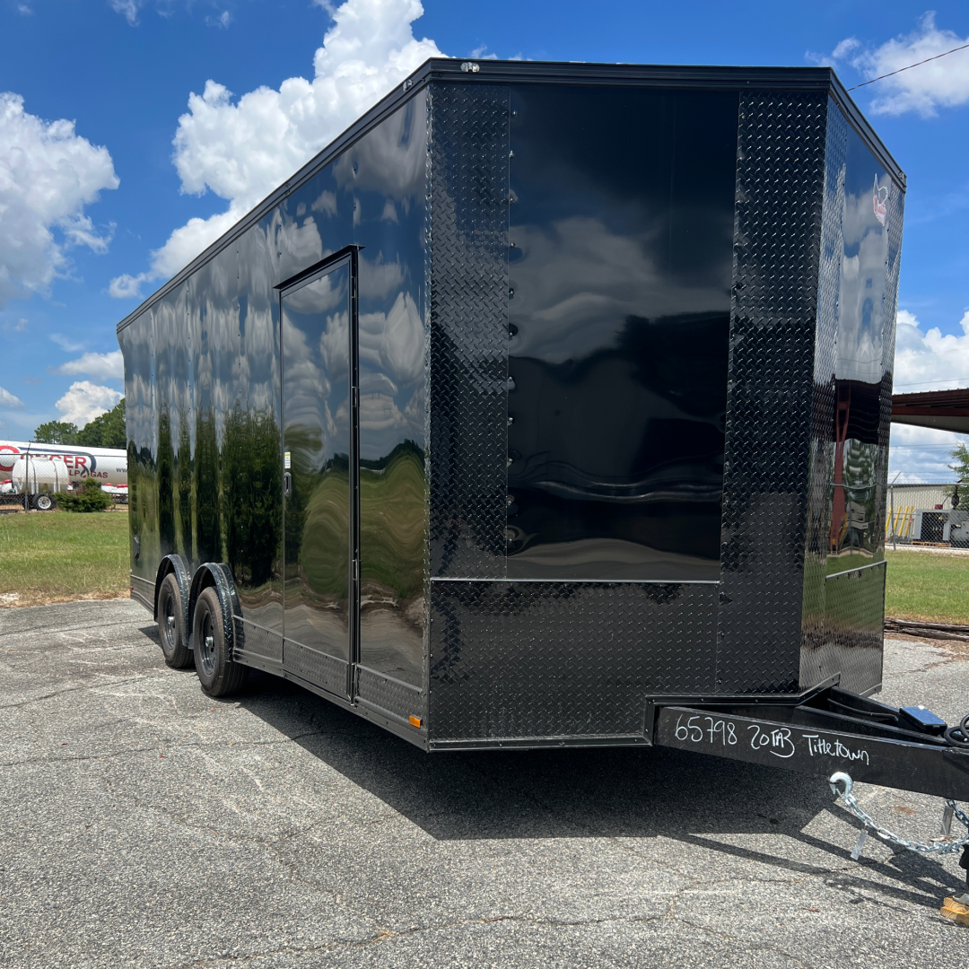 New 8.5X20TA3 Black Standard Car Hauler Trailer