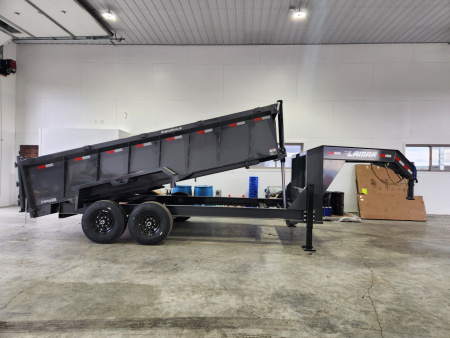New 2026 Lamar 16' Gooseneck Dump Trailer 14K