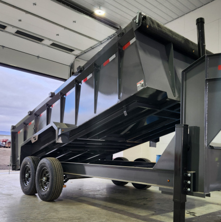 New 2026 Lamar 16' Gooseneck Dump Trailer 14K