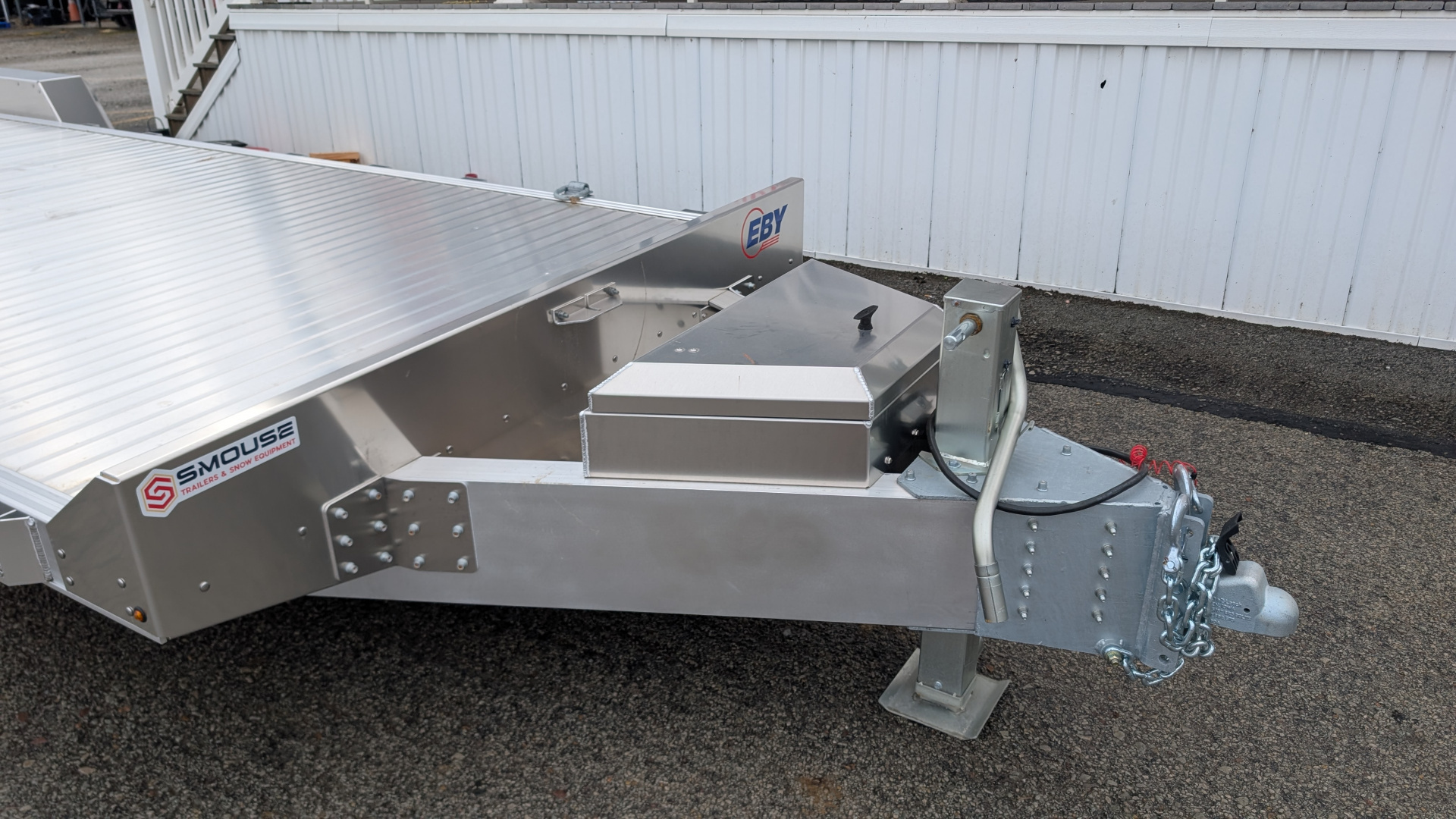 New 2025 EBY 24'6" ALL ALUMINUM Lo Pro Equipment Hauler w/ 6' Standup Ramps