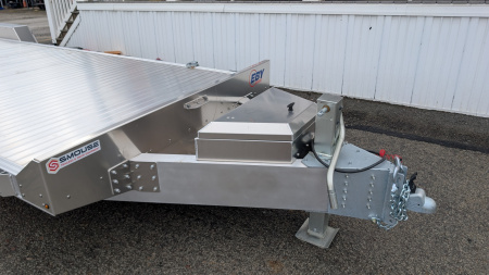 New 2025 EBY 24'6" ALL ALUMINUM Lo Pro Equipment Hauler w/ 6' Standup Ramps