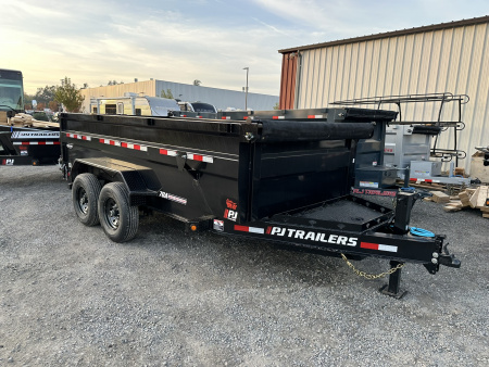 New 2026 PJ Trailers DM 7X14-3 Dump Trailer