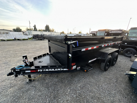 New 2026 PJ Trailers DM 7X14-3 Dump Trailer
