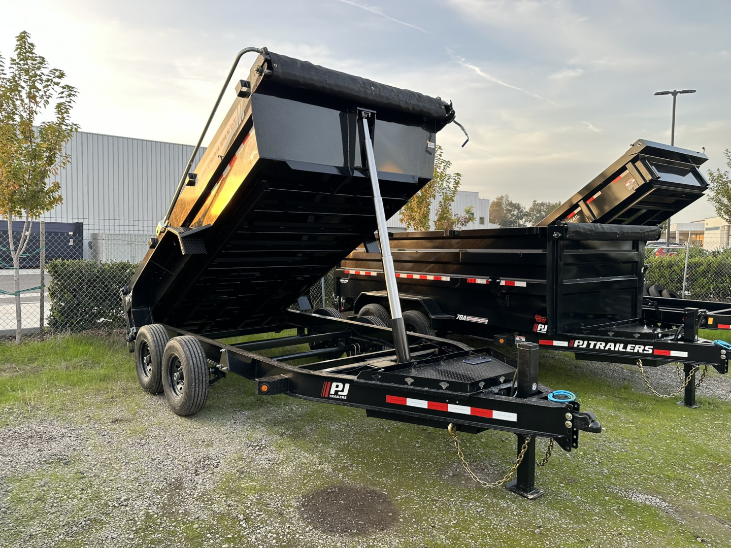 New 2026 PJ Trailers DT 7X14 Dump Trailer