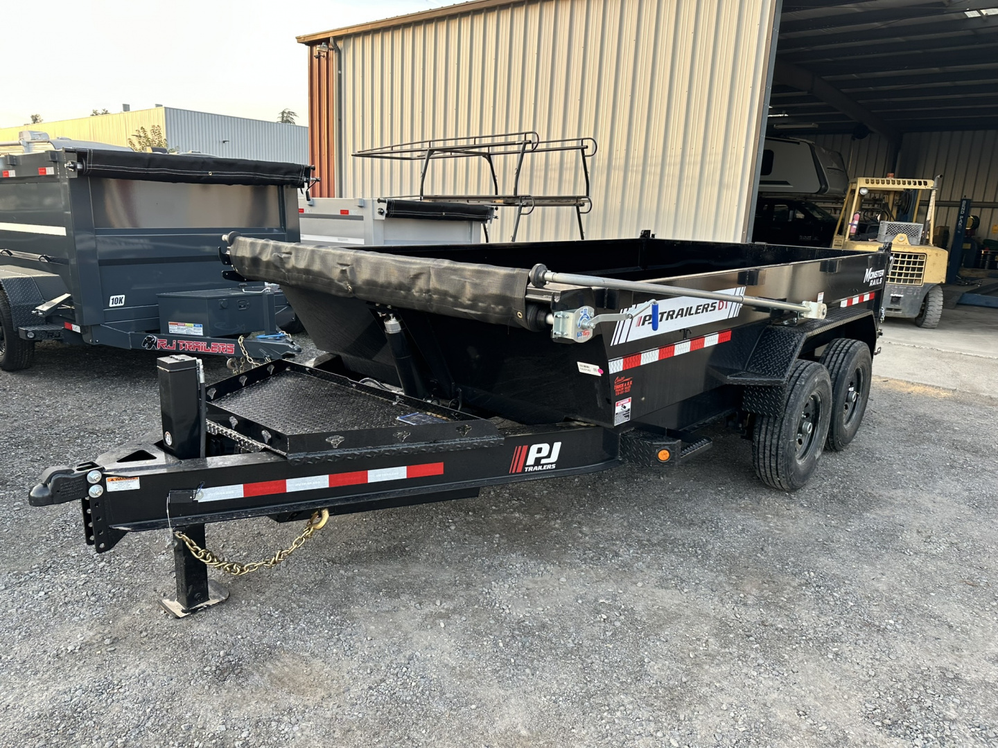 New 2026 PJ Trailers DT 7X14 Dump Trailer