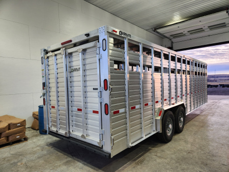 New 2026 Duralite 25' Gooseneck Stock Trailer 14K