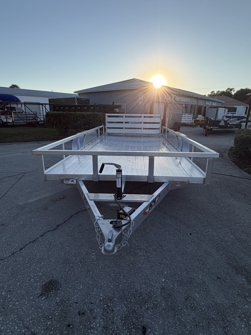New 2026 H&H Trailers 7K 7x16 Aluminum Utility Trailer