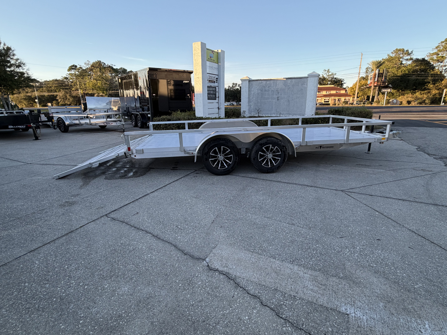 New 2026 H&H Trailers 7K 7x16 Aluminum Utility Trailer