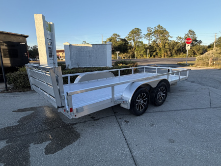 New 2026 H&H Trailers 7K 7x16 Aluminum Utility Trailer