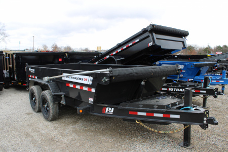 New 2026 PJ Trailers 14' DT1 15.4K GVWR DUMP Dump Trailer