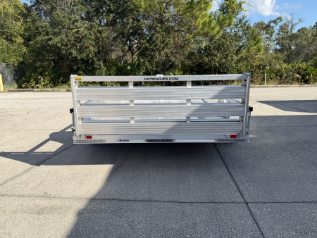 New 2026 H&H Trailers 3K 7x12 Aluminum Rail Side Utility Trailer