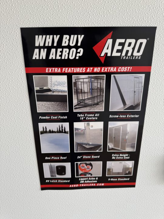 New 2026 AERO 7X16TA35 Cargo / Enclosed Trailer