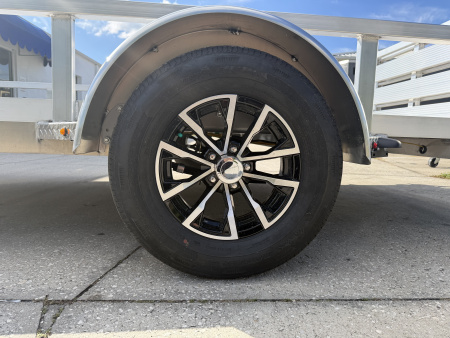 New 2026 H&H Trailers 3K 76X12 Aluminum Rail Side Utility Trailer