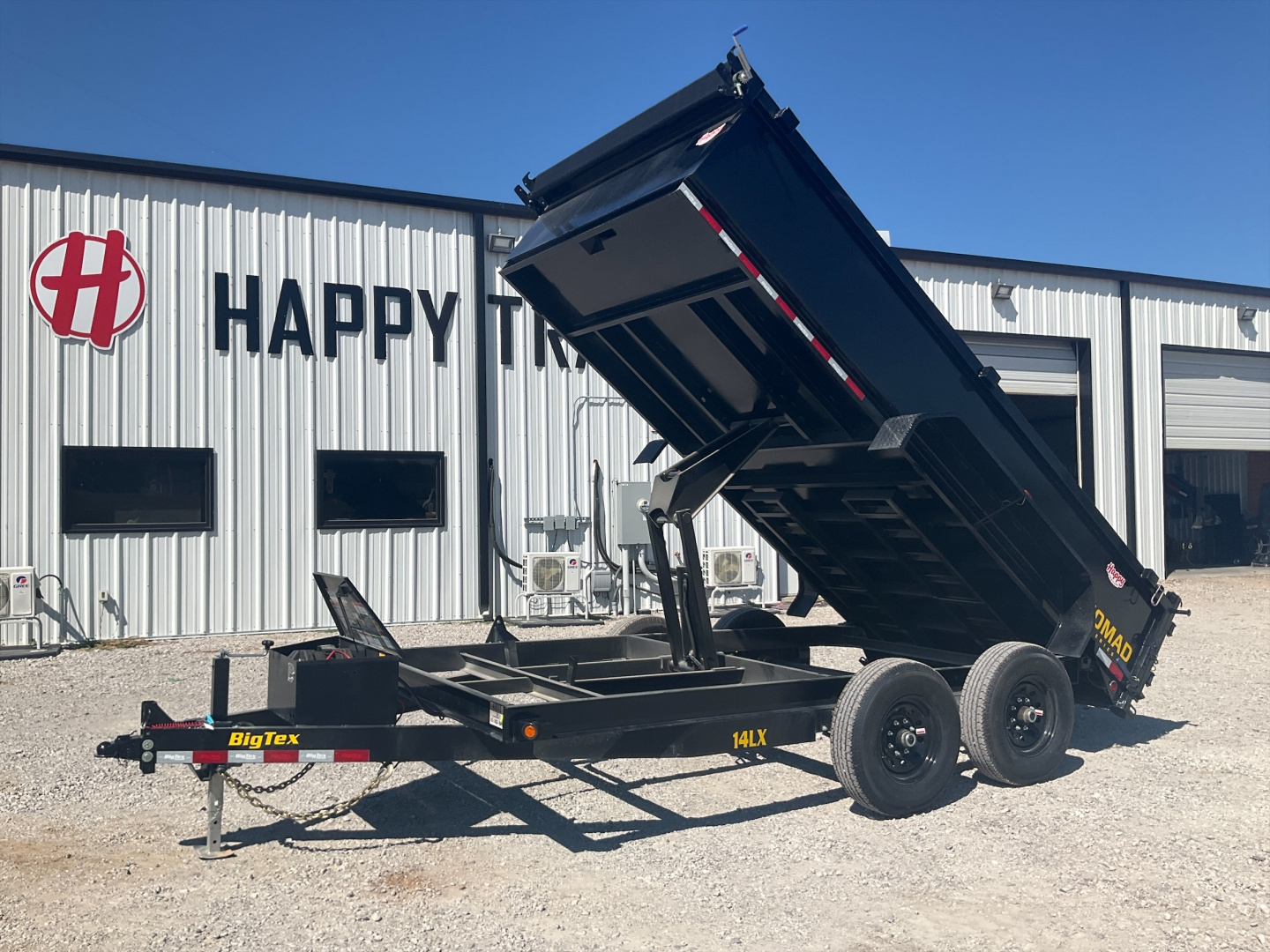 New 2026 Big Tex 83"x14' 14K LX Channel Tandem Axle Dump Trailer w/ 24" Sides – 14LX