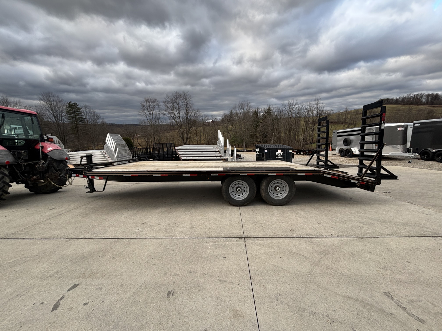 Used USED 2022 Quality Trailers 20' Deckover (16' + 4' Dovetail) General Duty - Pintle - 12000# GVWR
