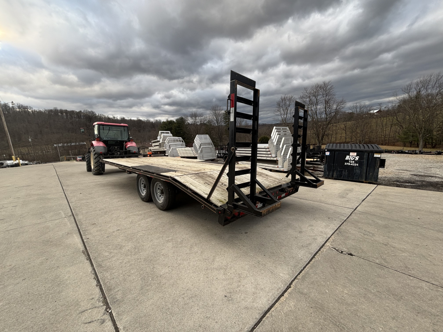 Used USED 2022 Quality Trailers 20' Deckover (16' + 4' Dovetail) General Duty - Pintle - 12000# GVWR