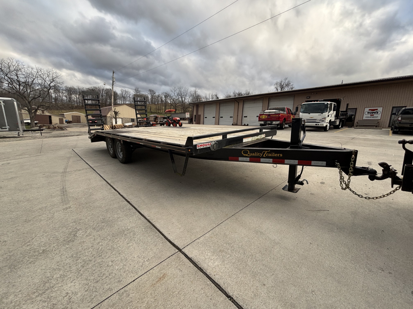 Used USED 2022 Quality Trailers 20' Deckover (16' + 4' Dovetail) General Duty - Pintle - 12000# GVWR