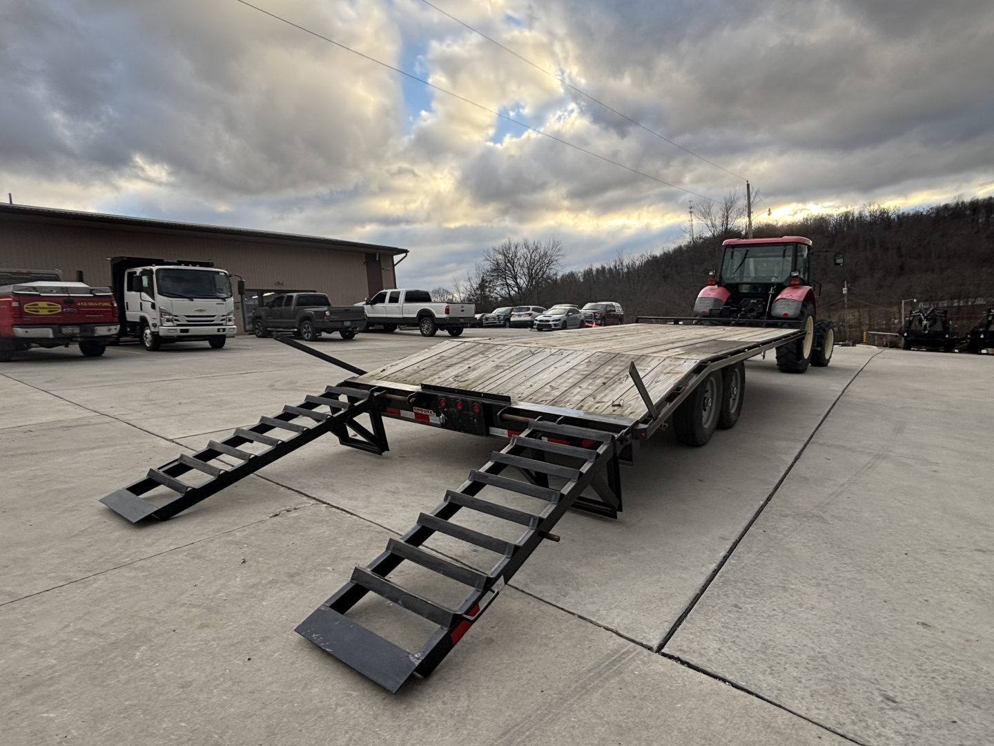 Used USED 2022 Quality Trailers 20' Deckover (16' + 4' Dovetail) General Duty - Pintle - 12000# GVWR