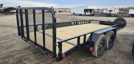 New 2026 PJ TRAILERS 16' x 83 in. Tandem Axle Channel Utility Trailer