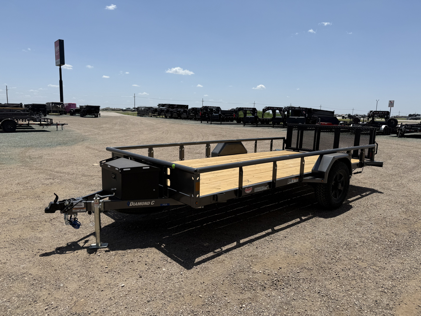 New 2026 Diamond C 77"x14' BP Venture Edition Utility Trailer - PSA106