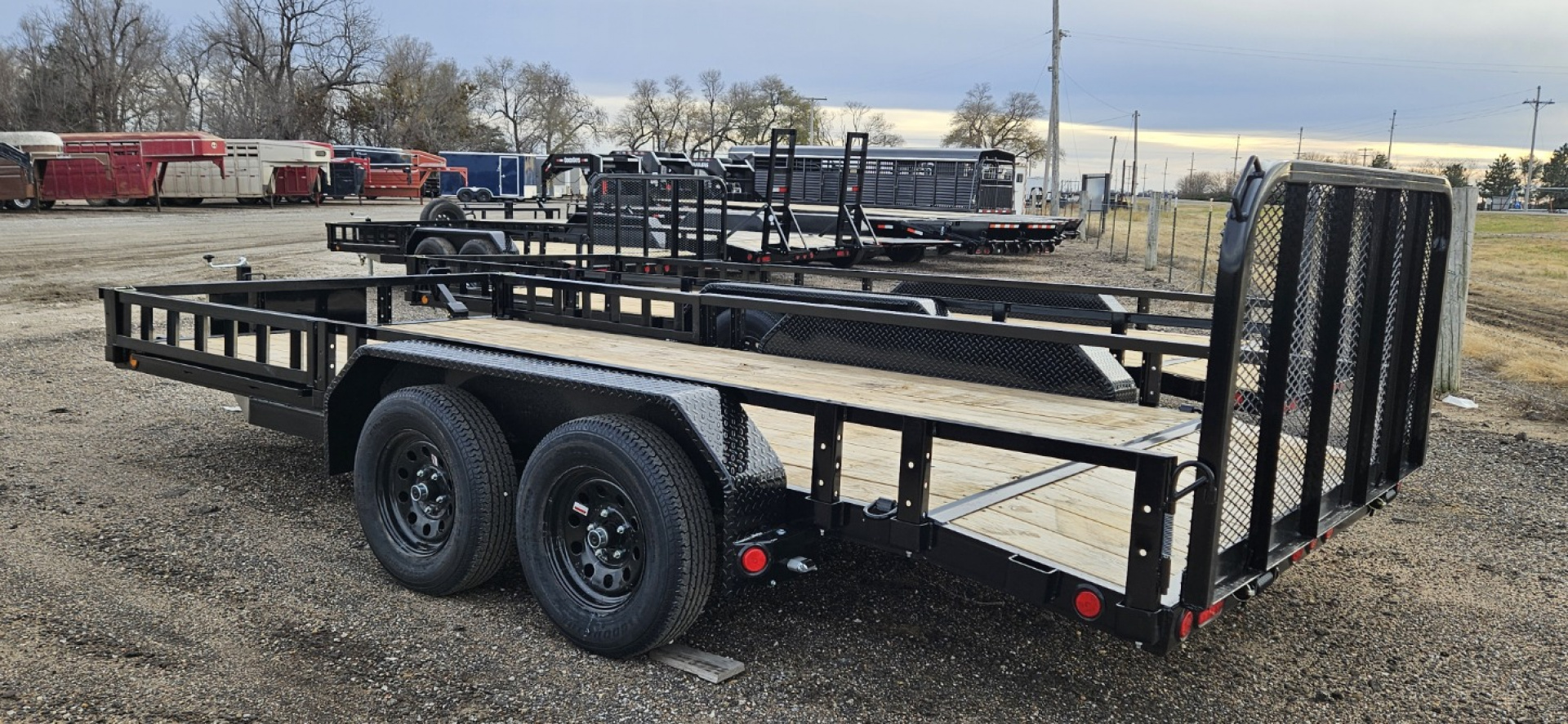 New 2026 PJ TRAILERS 16' x 83 in. Tandem Axle Channel Utility Trailer