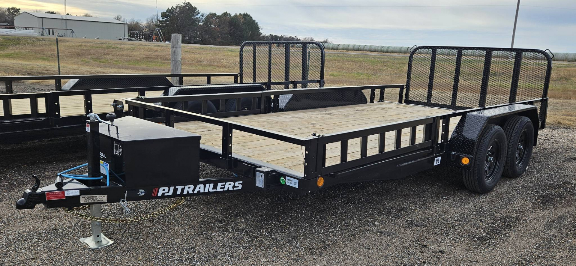 New 2026 PJ TRAILERS 16' x 83 in. Tandem Axle Channel Utility Trailer