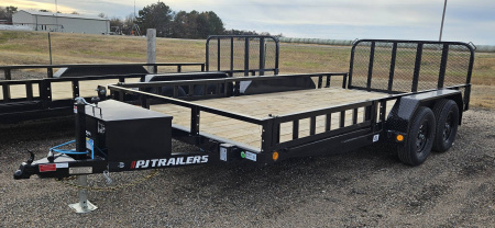 New 2026 PJ TRAILERS 16' x 83 in. Tandem Axle Channel Utility Trailer