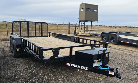 New 2026 PJ TRAILERS 16' x 83 in. Tandem Axle Channel Utility Trailer