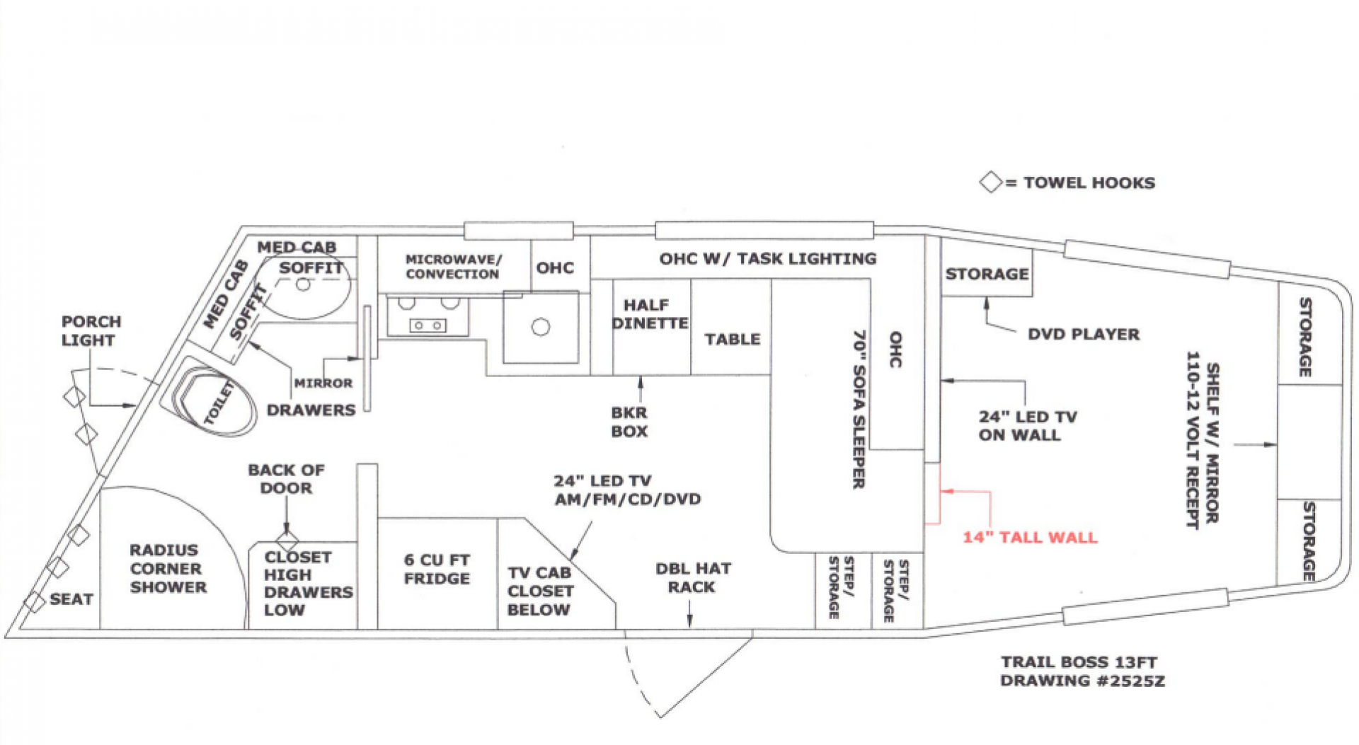 New 2027 4-Star Trailers 3H 13' Trail Boss Conversions LQ Horse Trailer