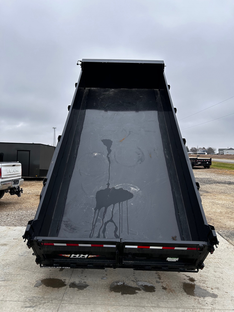 New 2026 H&H Trailers 82"X16' BP TARP/RAMPS 14K INDUSTRIAL Dump Trailer