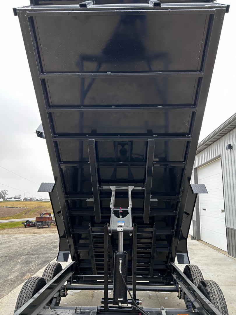 New 2026 H&H Trailers 82"X16' BP TARP/RAMPS 14K INDUSTRIAL Dump Trailer