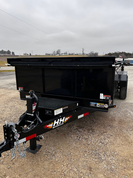 New 2026 H&H Trailers 82"X16' BP TARP/RAMPS 14K INDUSTRIAL Dump Trailer