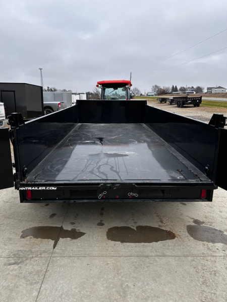 New 2026 H&H Trailers 82"X16' BP TARP/RAMPS 14K INDUSTRIAL Dump Trailer