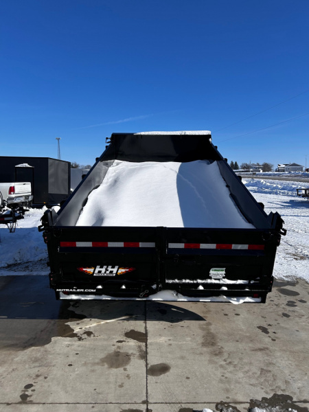 New 2026 H&H Trailers 82"X14' BP TARP/RAMPS 14K INDUSTRIAL Dump Trailer