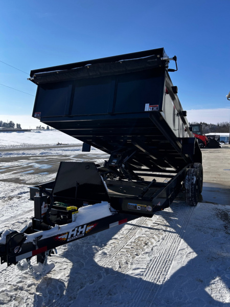New 2026 H&H Trailers 82"X14' BP TARP/RAMPS 14K INDUSTRIAL Dump Trailer