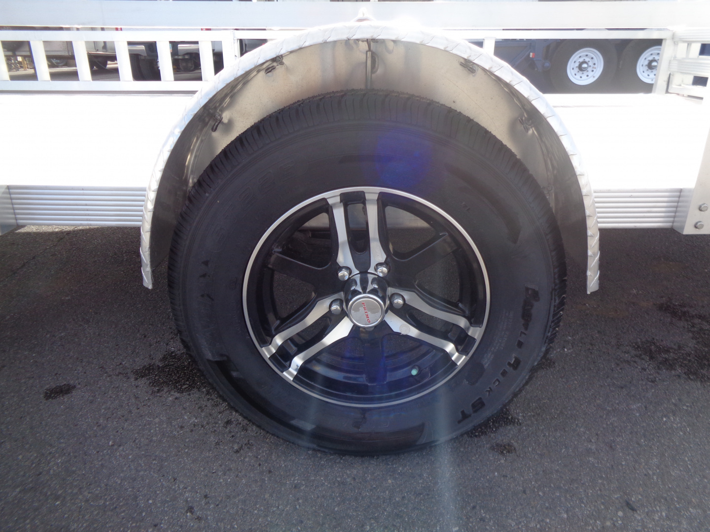 New 2023 Primo * ATV82X14 * 14ft Aluminum ATV Trailer w/ Side Ramps & Bi-Fold Tailgate