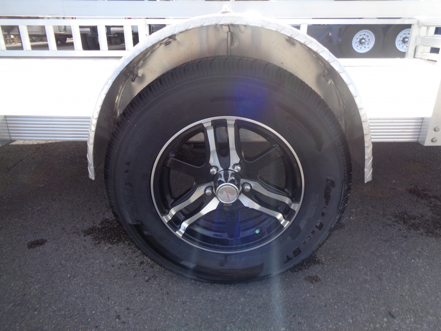 New 2023 Primo * ATV82X14 * 14ft Aluminum ATV Trailer w/ Side Ramps & Bi-Fold Tailgate