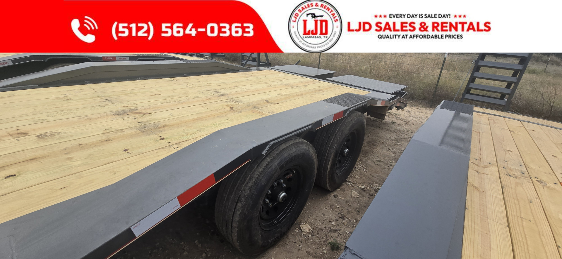 New 2026 Triple R - Drive Over Fender - 102" x 26' Equipment Trailer