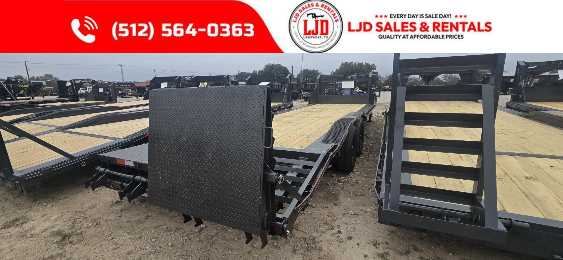 New 2026 Triple R - Drive Over Fender - 102" x 26' Equipment Trailer